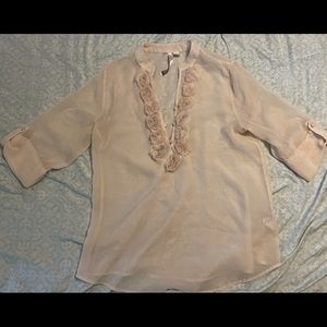 Lauren Conrad rose vneck